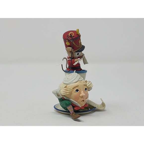 Vintage 1992 Enesco Humpty Dumpty Christmas Ornament Gilmore Designs - Picture 6 of 11